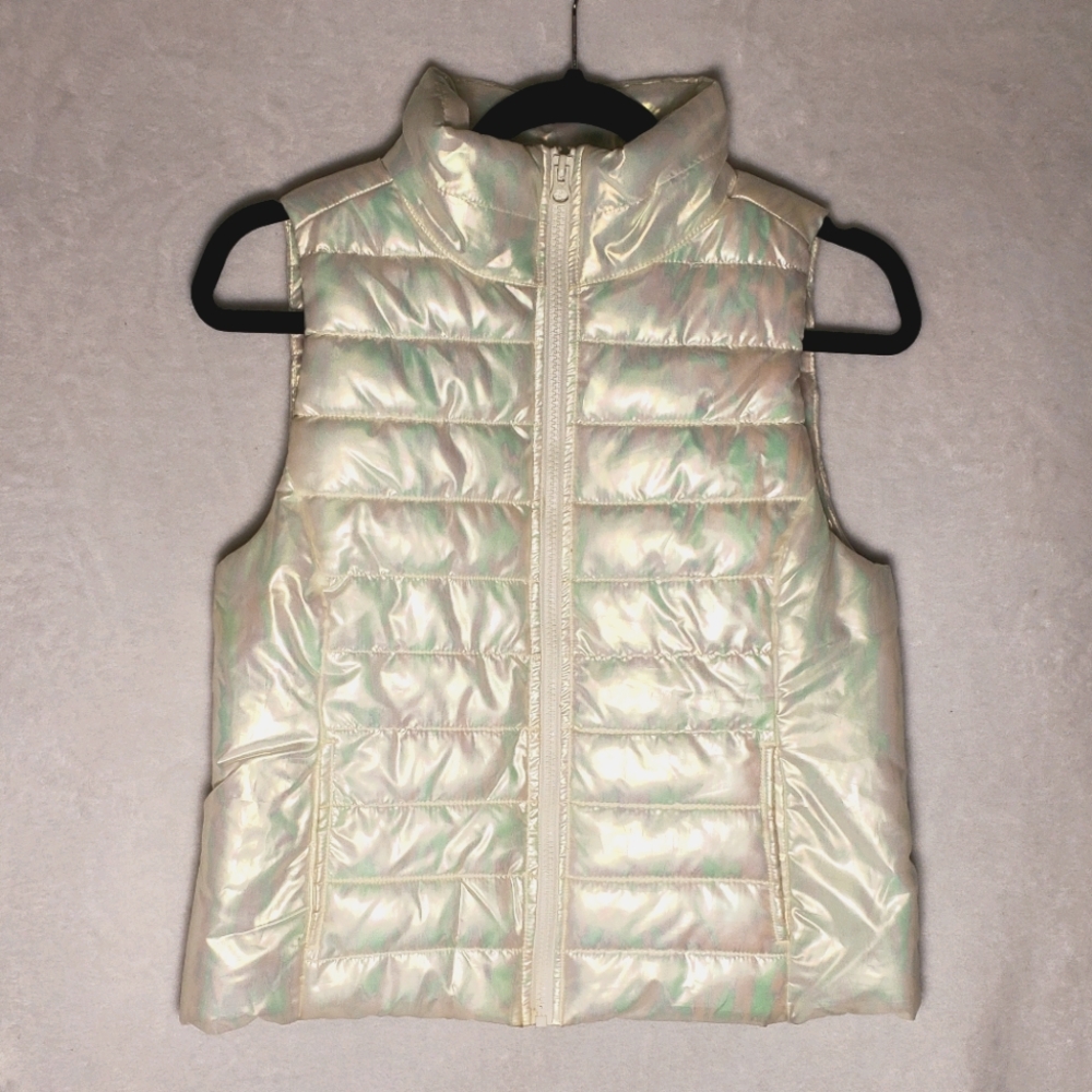 Iridescent Puffer Vest